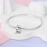925 Silver Stainless Steel Lucky Clover Bracelet Women