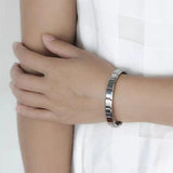 F19D Sweet Girls Stainless Steel Bracelet Punk Italian Bangles Bracelet