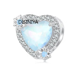 925 Silver Moon & Star Charms for Bracelet Bangle BSC776