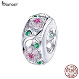 925 Sterling Silver CZ Beads for Bracelets & Bangles