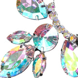 Water Drop Finger Bracelet Women Charms Exaggerated Rhinestone Hand
