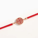 925 Sterling Silver Lucky Red Thread Rope Chain Bracelet for Women