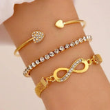 Vintage Infinite Bracelet Wedding Anniversary Gift Jewelry