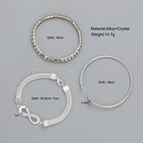 Vintage Infinite Bracelet Wedding Anniversary Gift Jewelry