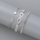 Vintage Infinite Bracelet Wedding Anniversary Gift Jewelry