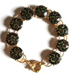 Cheetah 9 Dot Charm Bracelet Candy Bangles for Women