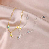 Tassel Daisy Bee Charm Bracelet Bangle for Women Girls