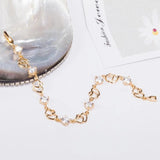 Bohemian Bracelets For Women Heart Zircon Wedding Jewelry Gift