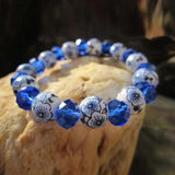Crystal Ceramic Beads Women's Bracelet Charm Strand Bracelet for Mother