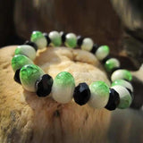 Crystal Ceramic Beads Women's Bracelet Charm Strand Bracelet for Mother