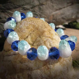Crystal Ceramic Beads Women's Bracelet Charm Strand Bracelet for Mother