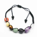 Natural Stone 7 Irregular Shape Moven Yoga Energy Bracelet Unisex