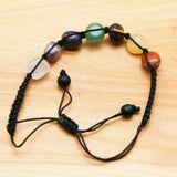 Natural Stone 7 Irregular Shape Moven Yoga Energy Bracelet Unisex