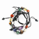 Natural Stone 7 Irregular Shape Moven Yoga Energy Bracelet Unisex