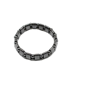 Double Hematite Stone Charm Bracelets for Men and Women
