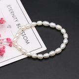 Natural Pearl Bracelet Purple Orange Beads Charms Women Girls Jewelry