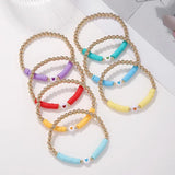 Boho Beaded Love Heart Bracelet Set for Women