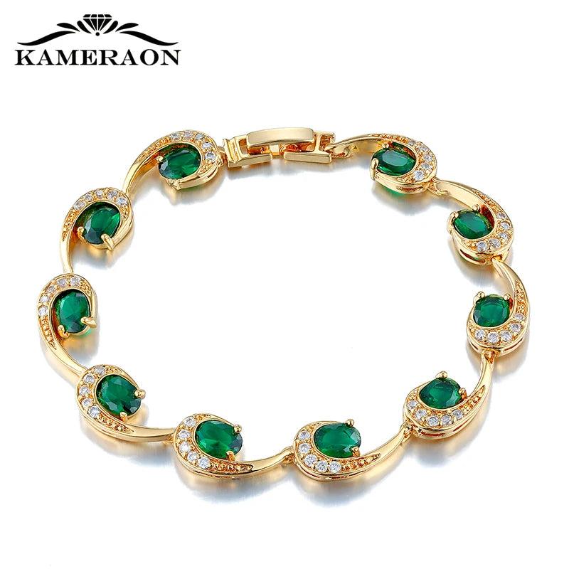 AAA Green Zircon Bracelet for Women