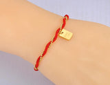 Ethnic Titanium Bracelet 18K Plated Good Luck Charm for Women