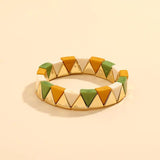 Resin Cuff Charm Bracelet Bangle Adjustable for Women