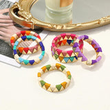 Resin Cuff Charm Bracelet Bangle Adjustable for Women