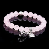Pink Crystal Bracelet & Bangles For Women Men Charm Bracelet
