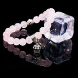 Pink Crystal Bracelet & Bangles For Women Men Charm Bracelet