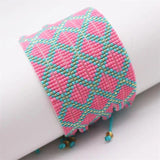 Boho Geometric Bracelet & Bangle For Women Vintage Geometry Charm Miykui Beads