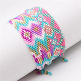 Boho Geometric Bracelet & Bangle For Women Vintage Geometry Charm Miykui Beads