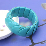 Turquoise Bracelet Natural Stone Boho Style Jewelry