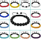 10mm Multicolor Crystal Clay Pave Ball Bracelet Bangle