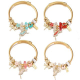 Strand Beads Dancing Girl Charm Bracelets for Women Children
