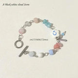 Y2K Bracelets Beaded Charm Hand Jewelry for Women