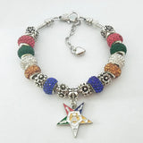 Greek 5-Point Star Charm Eastern Star Bracelet