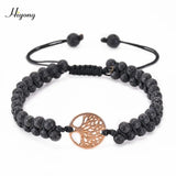 Tree Of Life Charm Bracelet Natural Stone Beads Yoga Friendship Bangle