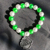 Greek Sorority Elastic Line Disco Ball Bracelet