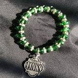Greek Sorority Elastic Line Disco Ball Bracelet
