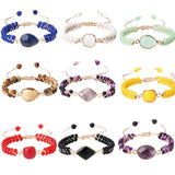 High Stone Wrap Bracelet Porcelain Beads Charm Yoga Bracelet Bohemian Gift