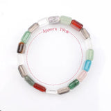 Natural Crystal Bracelet Charm Yoga Bangles Love Stone Bracelet for Women