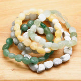 Crystal Agate Shaped Bracelet Healing Bangle Yoga Jewelry