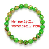 Chakra Healing Natural Stone Bracelet for Couples
