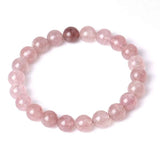 Purple Quartz Fluorite Beads Bracelet for Women