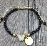 Druzy Charm Agates Beads Bracelet Cord