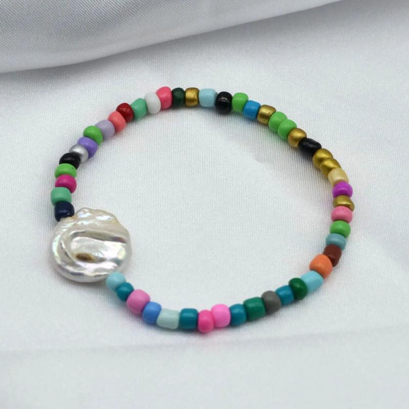 Baroque Pearl Bracelet Colorful Women's Jewelry