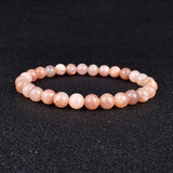 Amethyst Sunstone Lotus Bracelet Yoga Jewelry