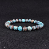Amethyst Sunstone Lotus Bracelet Yoga Jewelry