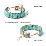 Natural Emperor Stone Bracelets for Women Men Charm Boho Wristband Bangle