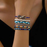 Bohemian Friendship Bracelet Colorful Bead Charm Bracelet For Women