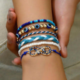 Bohemian Friendship Bracelet Colorful Bead Charm Bracelet For Women