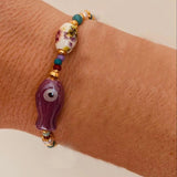 Colorful Ceramic Fish Bracelet Bohemian Accessory